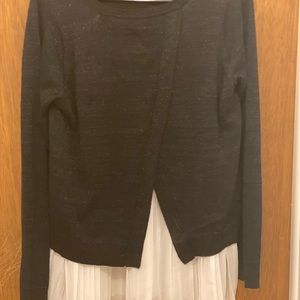 Black and Ivory sweater, size medium.